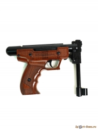 Пневматический пистолет Blow H-01 (пластик под дерево) - фото №4