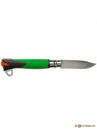 Нож Opinel №12 Explore цвет зеленый - фото №1