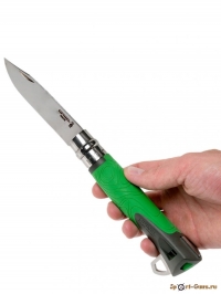 Нож Opinel №12 Explore цвет зеленый - фото №2