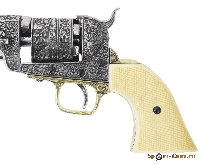Макет револьвер морского офицера Colt Navy, рук. под кость ( - фото 2