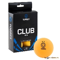 Мяч для настольного тенниса TORRES Club 2*,арт. TT0013, диам. 40 мм
