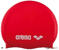 Шапочка для плавания ARENA Classic Silicone JR Cap 91670 44 red-white